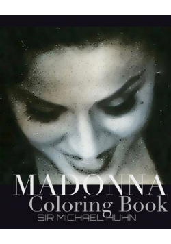 Madonna  Iconic Portrait coloring book Sir Michael Huhn