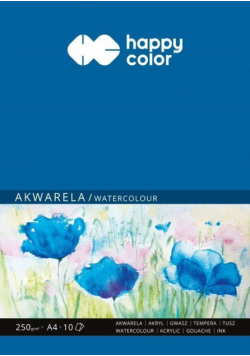 Blok akwarelowy ART A4/10K 250g HAPPY COLOR