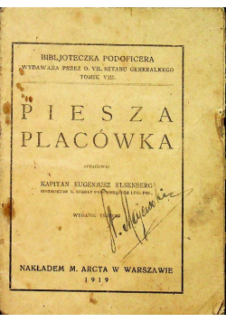 Piesza placówka 1919 r.