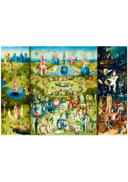 Puzzle 1000 Ogród ziemskich rozkoszy -Tryptyk Brue