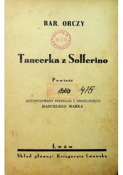 Tancerka z Solferino 1930 r.