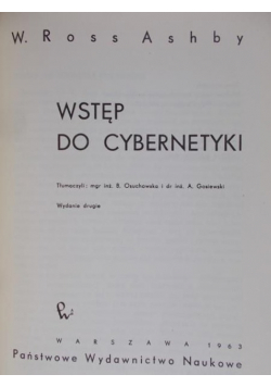 Wstęp do cybernetyki