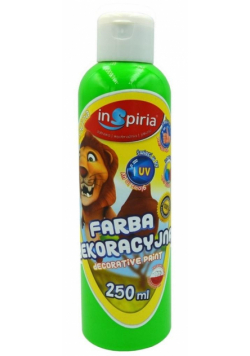 Farba dekoracyjna fluorescencyjna zielona 250ml