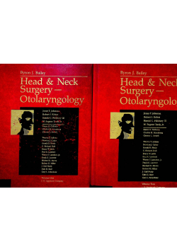 Head  Neck Surgery Otolaryngology  volume 1 and 2