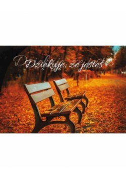A Kartka składana - Dziękuję że jesteś