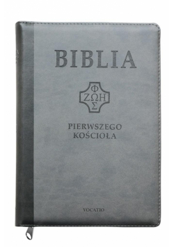 Biblia pierwszego Kościoła szara z paginatorami