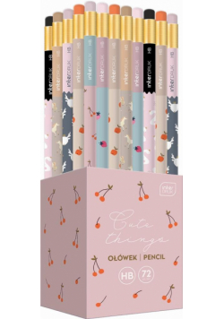 Ołówek Cute Things HB (72szt)