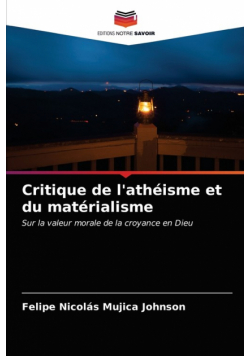 Critique de l'athéisme et du matérialisme