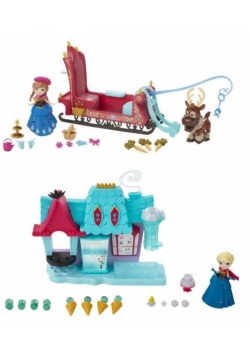 Lalka Kraina Lodu - Lodziarnia/Sanie, różne rodz.