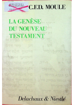 La genese du nouveau testament