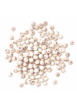 Koraliki drewniane kulki 10mm
