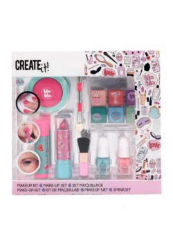 Zestaw Make-up róż, turkus CREATE IT!