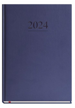 Terminarz 2024 A4 tygodniowy uniwersalny granatowy