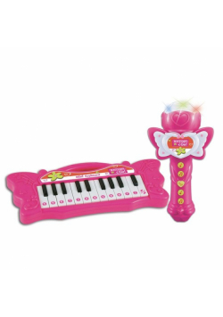 Keyboard i mikrofon Karaoke