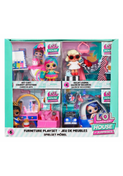 LOL Surprise Furniture Playset with Doll S2 (8szt)