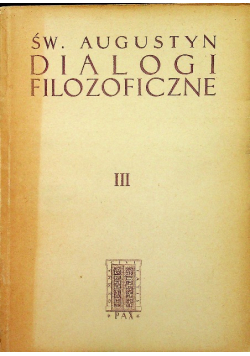 Dialogi filozoficzne Tom III