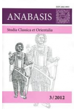 Anabasis Studia Classica et Orientalia 3/2012