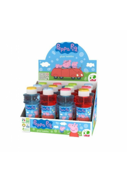 Bańki mydlane glass Peppa pig 300ml (12szt)