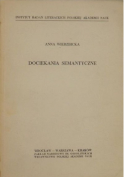 Dociekania semantyczne