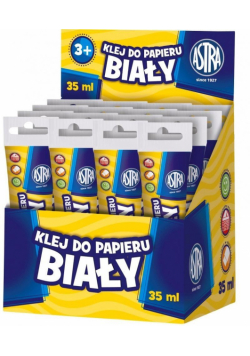 Klej do papieru biały 35ml (16szt) ASTRA