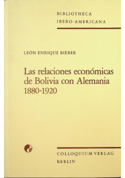 Las relaciones económicas de Bolivia con Alemania