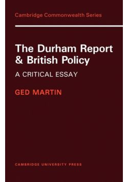 The Durham Report and British Policy