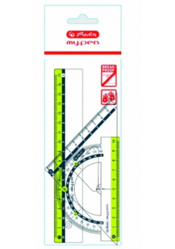 Komplet geometryczny 3 częsciowy My.Pen PP