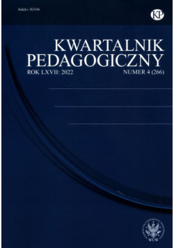 Kwartalnik Pedagogiczny 4(266)/2022