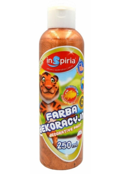 Farba dekoracyjna metaliczna brąz 250ml