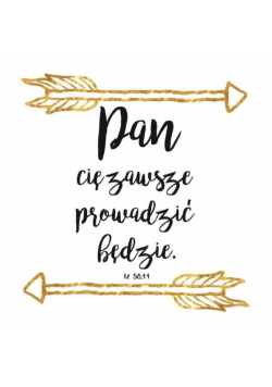 Podstawka korkowa - Pan Cię zawsze prowadzić
