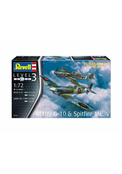 Samolot 1:72 Me BF-109G-10 & Spitfire Mk.V