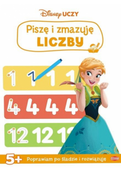 Disney uczy. Kraina Lodu. Piszę i zmazuję liczby