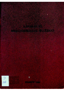Adoracje Miłosierdzia Bożego