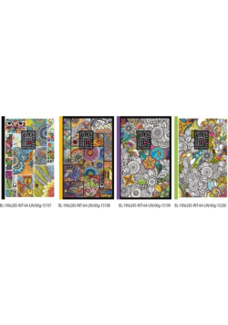 Notatnik ozdobny 190x285/64K linia FRESH