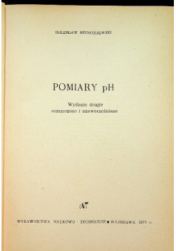 Pomiary pH