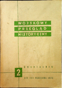 Wojskowy Przegląd Historyczny 1972 nr 2