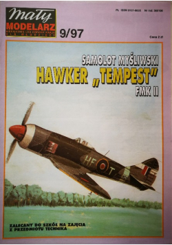 Mały modelarz nr 9 Samolot myśliwski Hawker Tempest FMK II