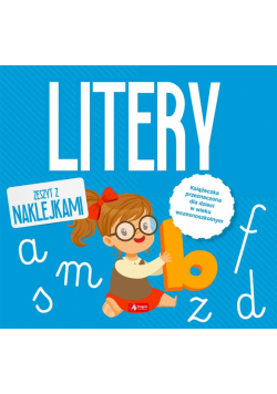 Litery z naklejkami