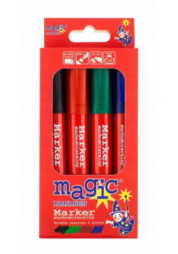 Marker suchościeralny Magic 4 kolory KAMABEN