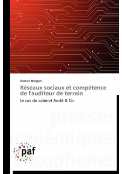 Réseaux sociaux et compétence de l'auditeur de terrain