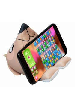 Plusheez - Pies - pluszowa podstawka pod telefon