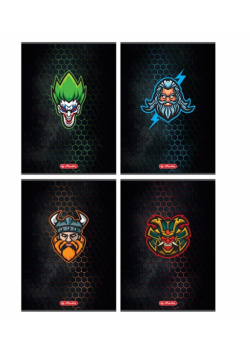 Zeszyt A4/60K kratka Game Avatars (5szt)