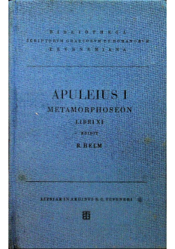 Apuleius I metamorphoseon Libri XI