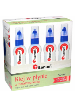 Klej w płynie z metalową kulką 50 ml (12szt)