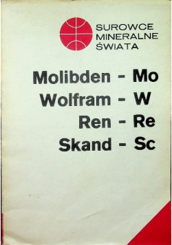 Surowce mineralne świata Molibden - Mo Wolfram - W Ren - Re Skand - Sc
