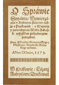 O sprawie, sypaniu, wymierzaniu