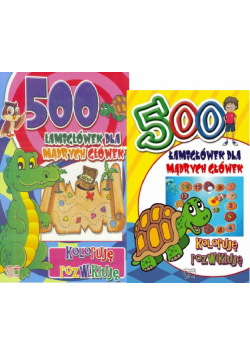 500 Łamigłówek. Koloruję, rozwikłuję