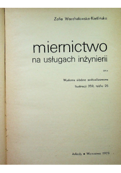 Miernictwo na usługach inżynierii