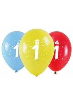 Balony z nadrukiem 1 28cm 3szt