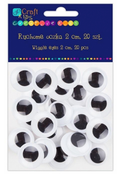 Ruchome oczka 2 cm 20szt